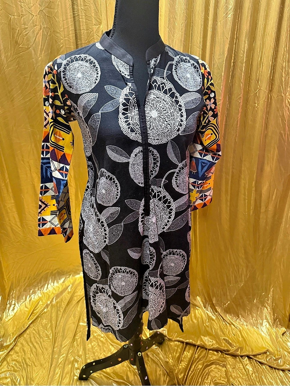 Disney Studios Costume Dept eclectic boho tunic size m